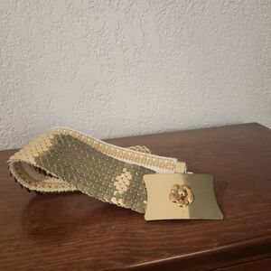 Vintage (1980) Fish Scale Stretch Belt